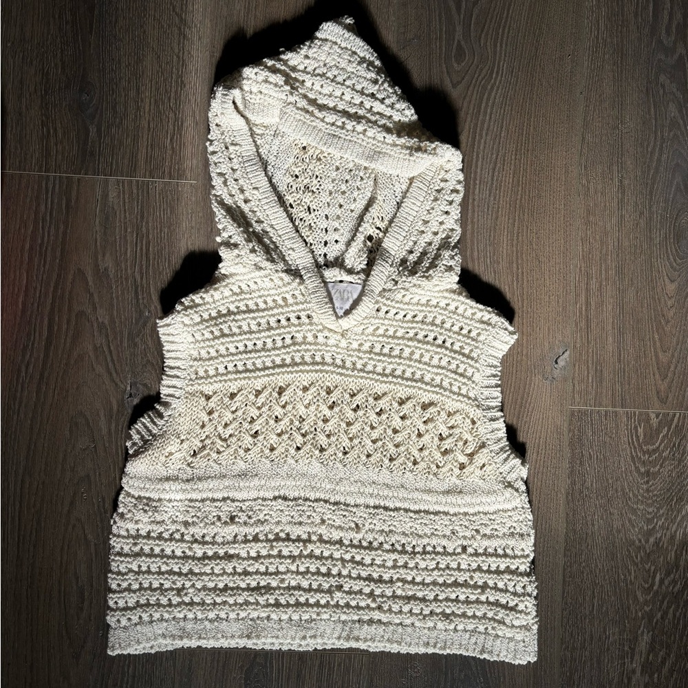 Zara knit vest top girls size 9-10